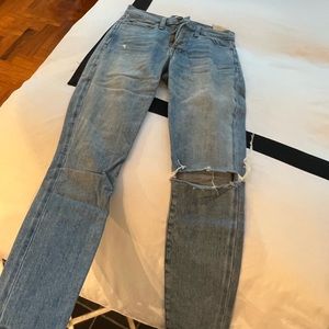alice and olivia jeans high rise